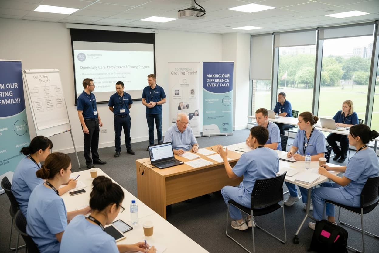 Professional team in a meeting