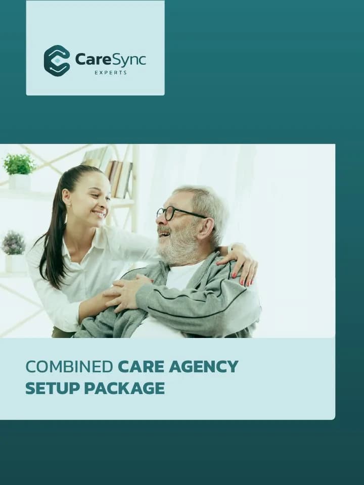 Cover of the Combined care agency setup brochure