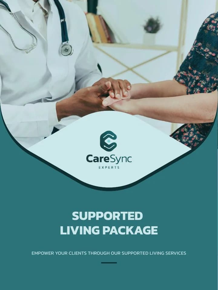 Cover of the Supported living setup brochure