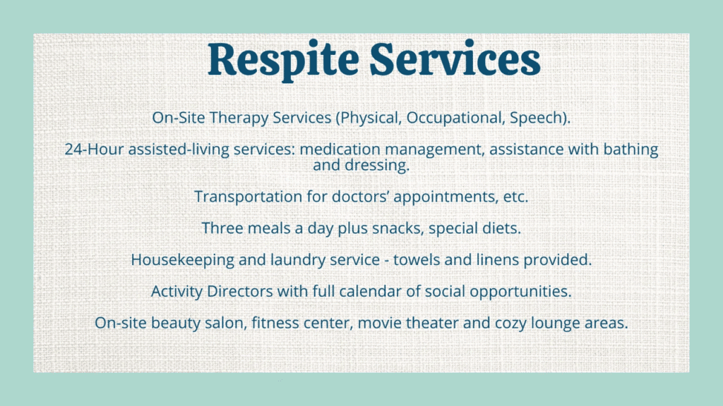 What is respite care