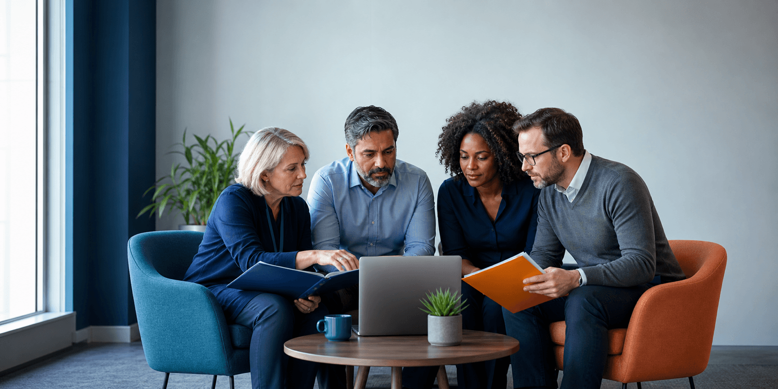 Four adult social care leaders reviewing evidence for a CQC PIR in 2026