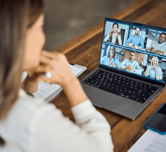 A care provider reviewing procurement guidance online