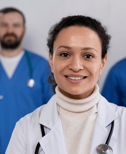 A team of care and health professionals