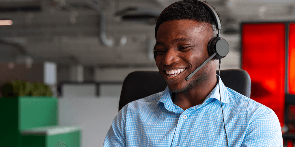 A CQC interview coach on a video call