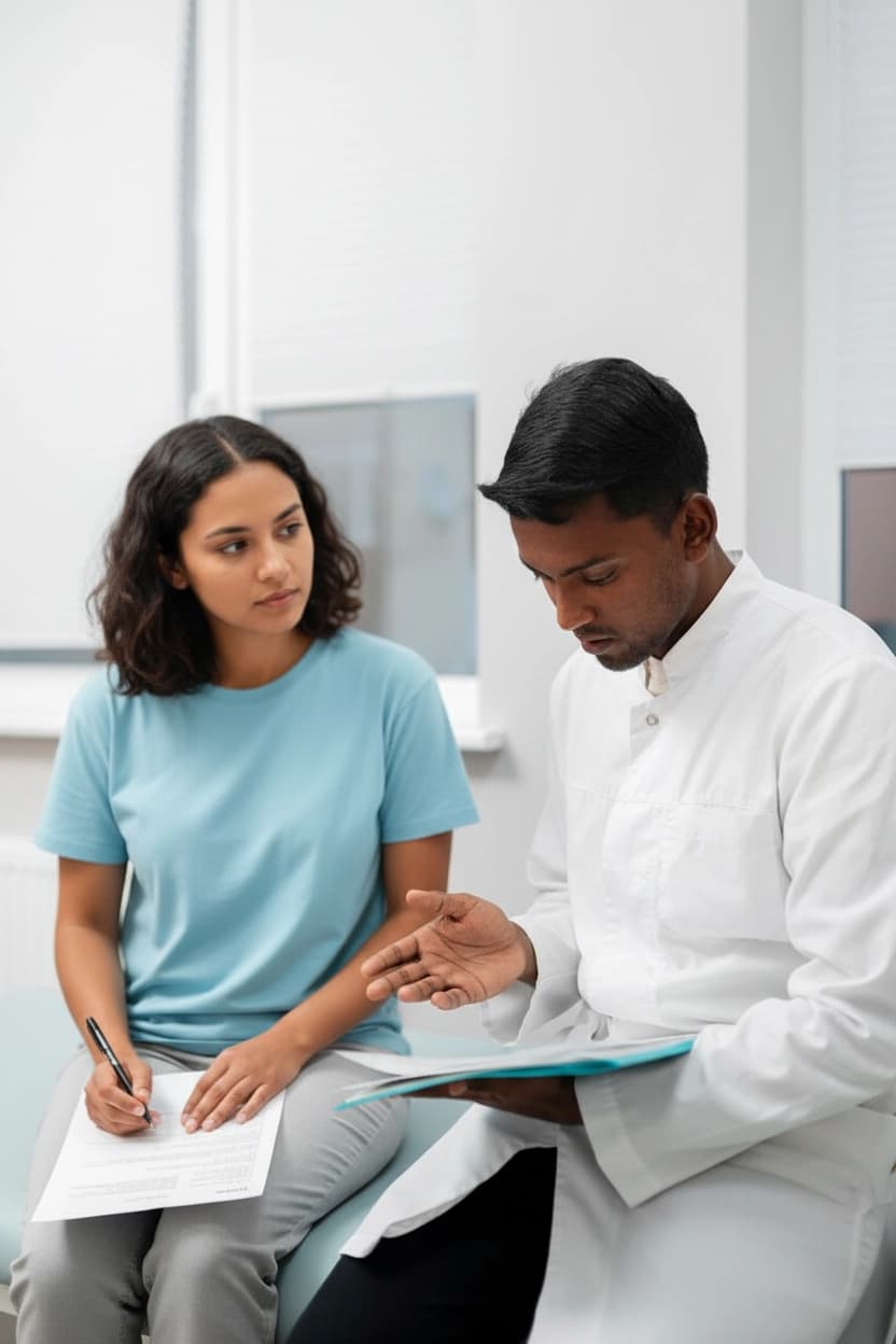 Care team in discussion