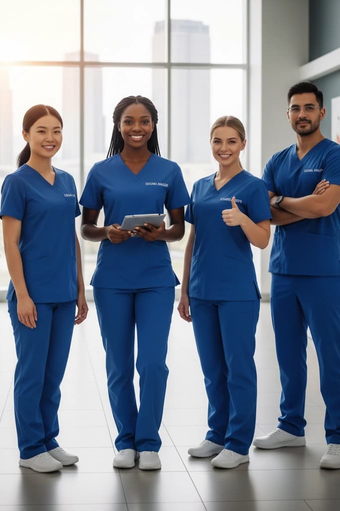 Healthcare recruitment team
