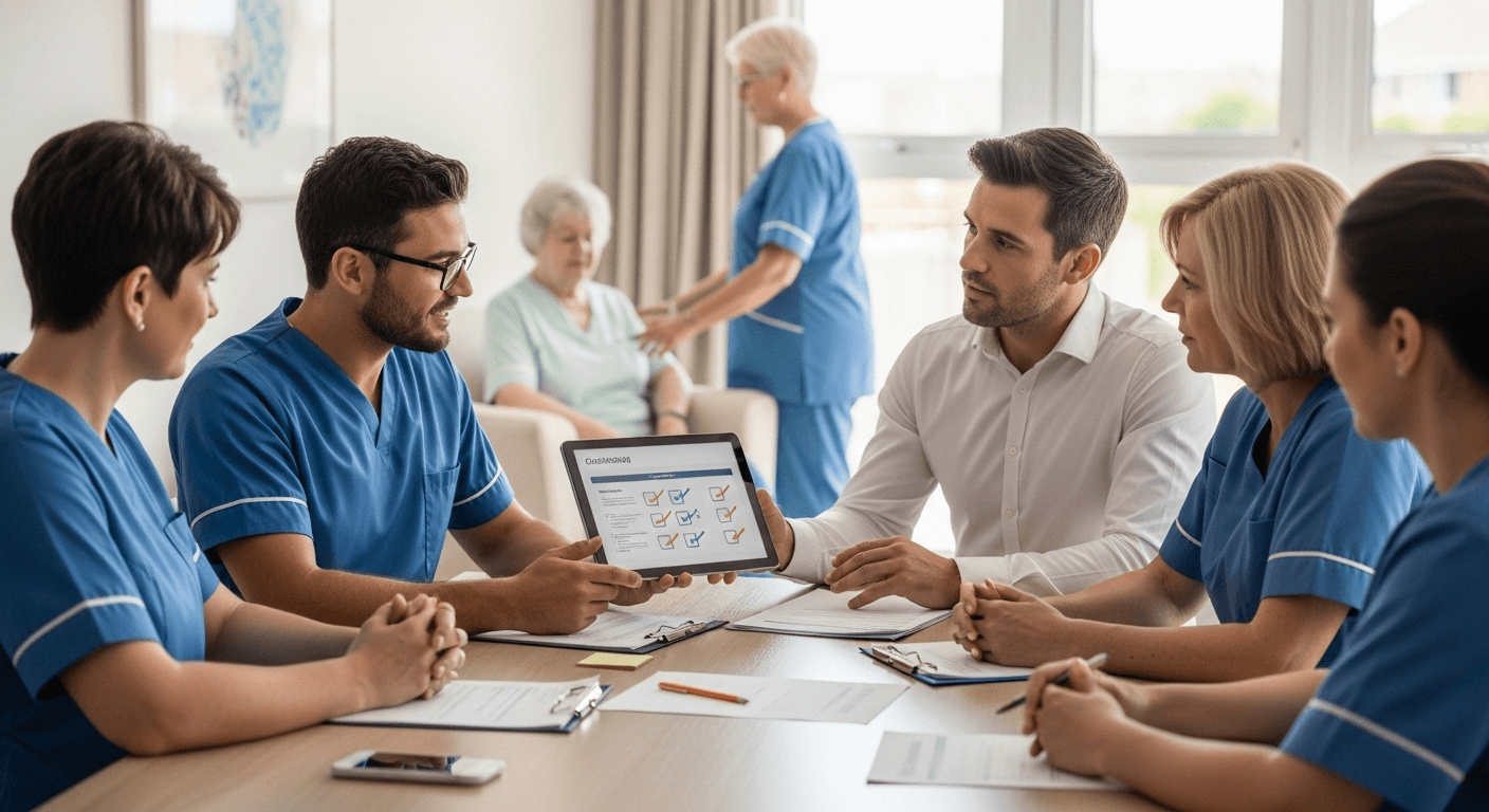 Care Sync Experts team supporting a care provider