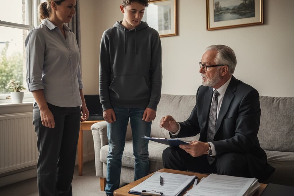 Care professional in a safeguarding context