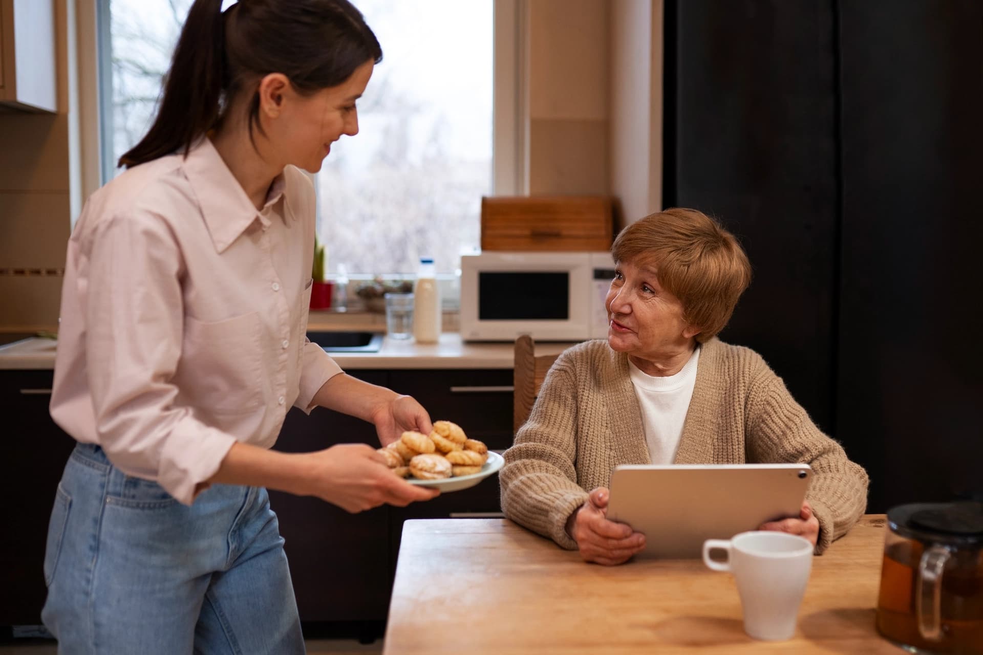 Supported living accommodation where individuals hold their own tenancy