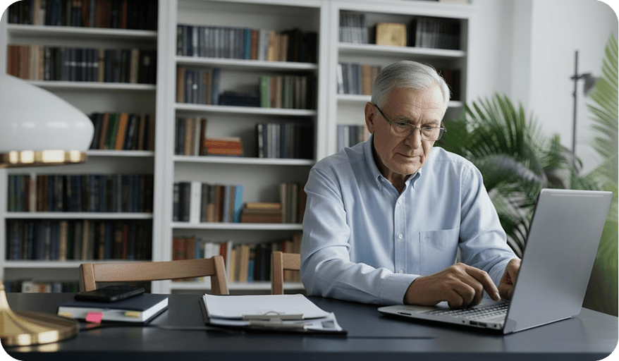 Care provider managing domiciliary compliance records