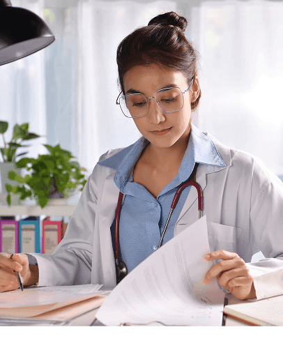 Registered manager reviewing a submitted Provider Information Return
