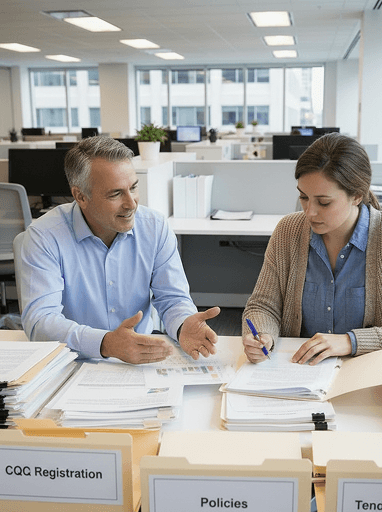 New care provider preparing a first tender submission