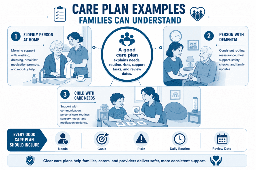 Simple care plans for family support