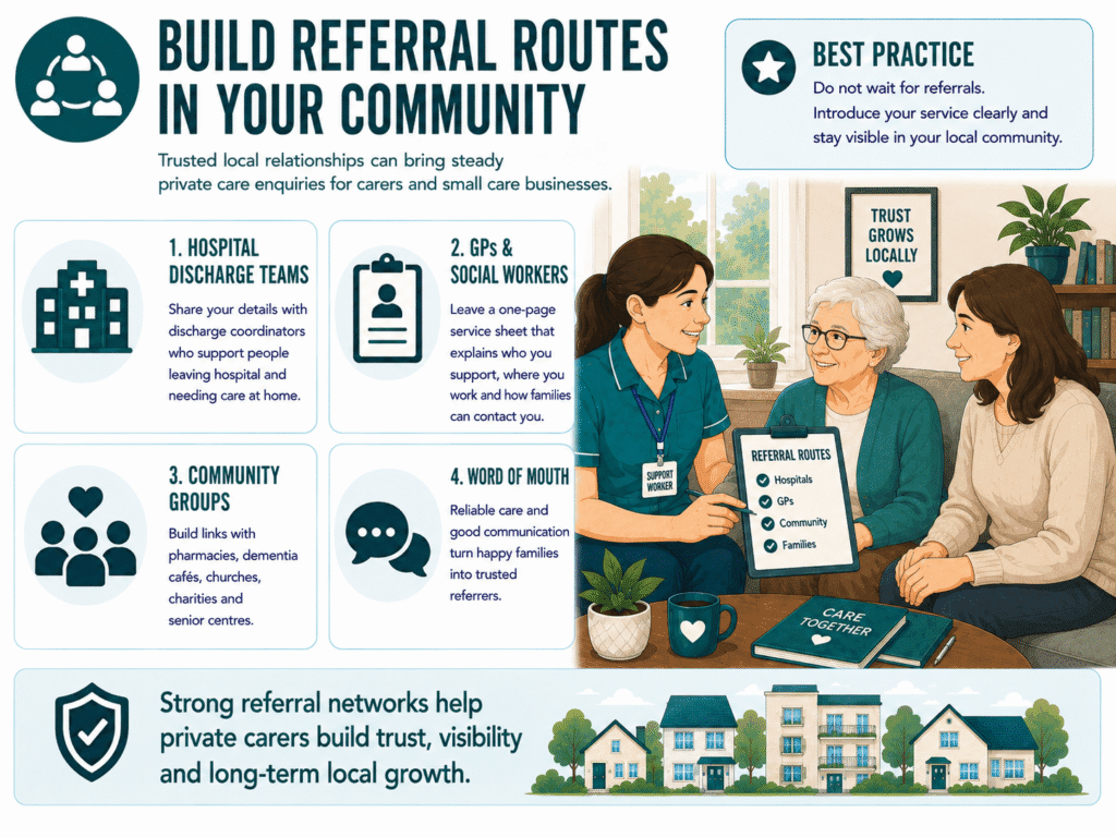 Building trust through local referrals