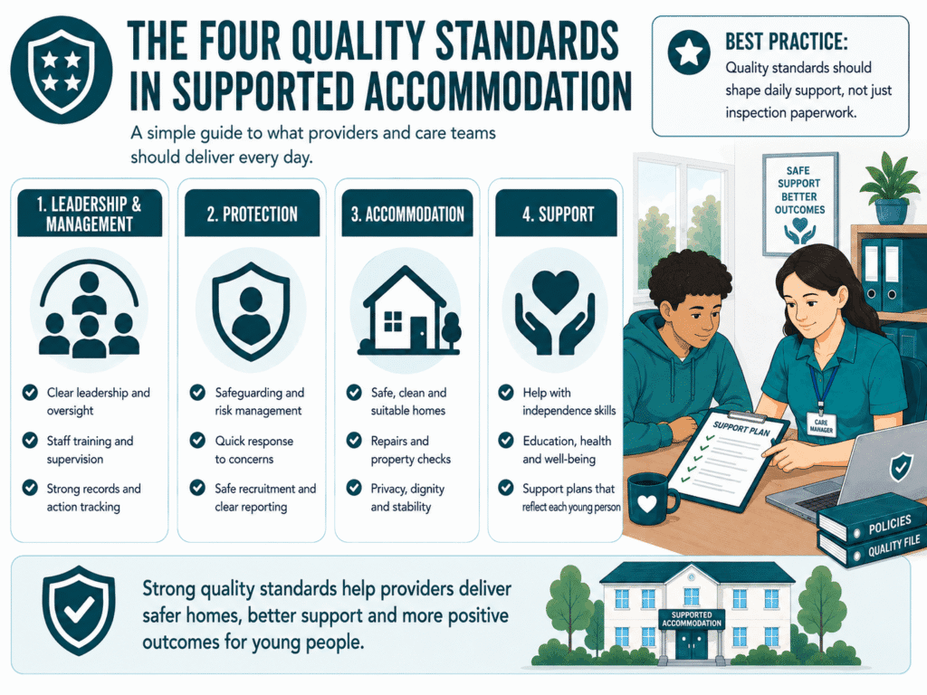 The four quality standards in care