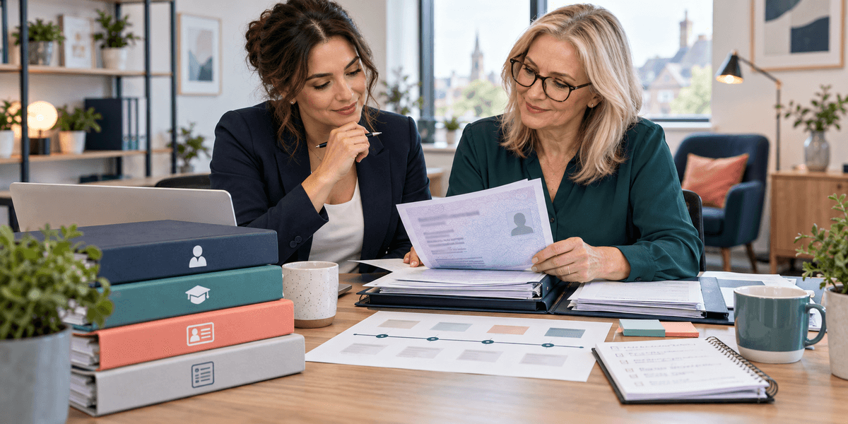 Manager application evidence organised for a domiciliary care registration review