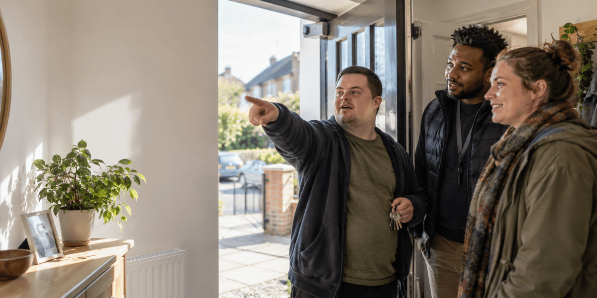 Supported living tenant leading a community outing after Cheshire West overturned