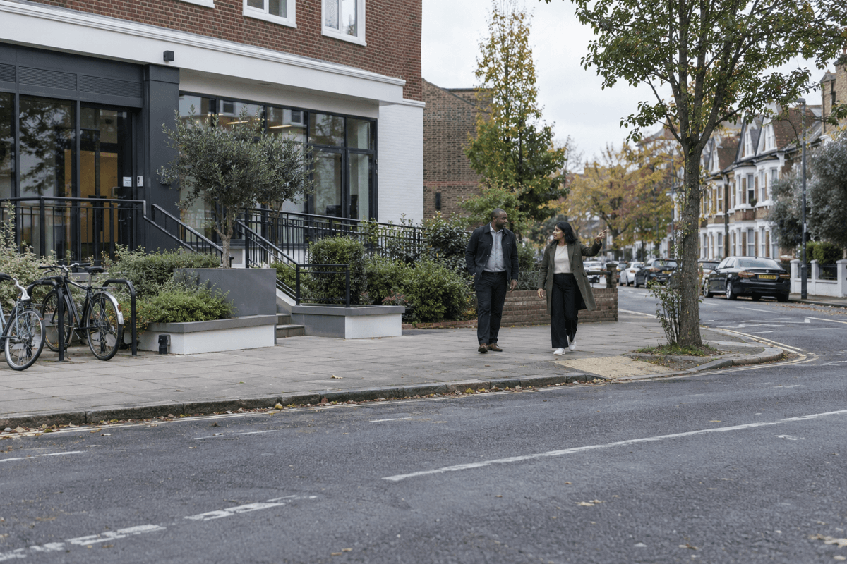 Registered manager reviewing two service locations